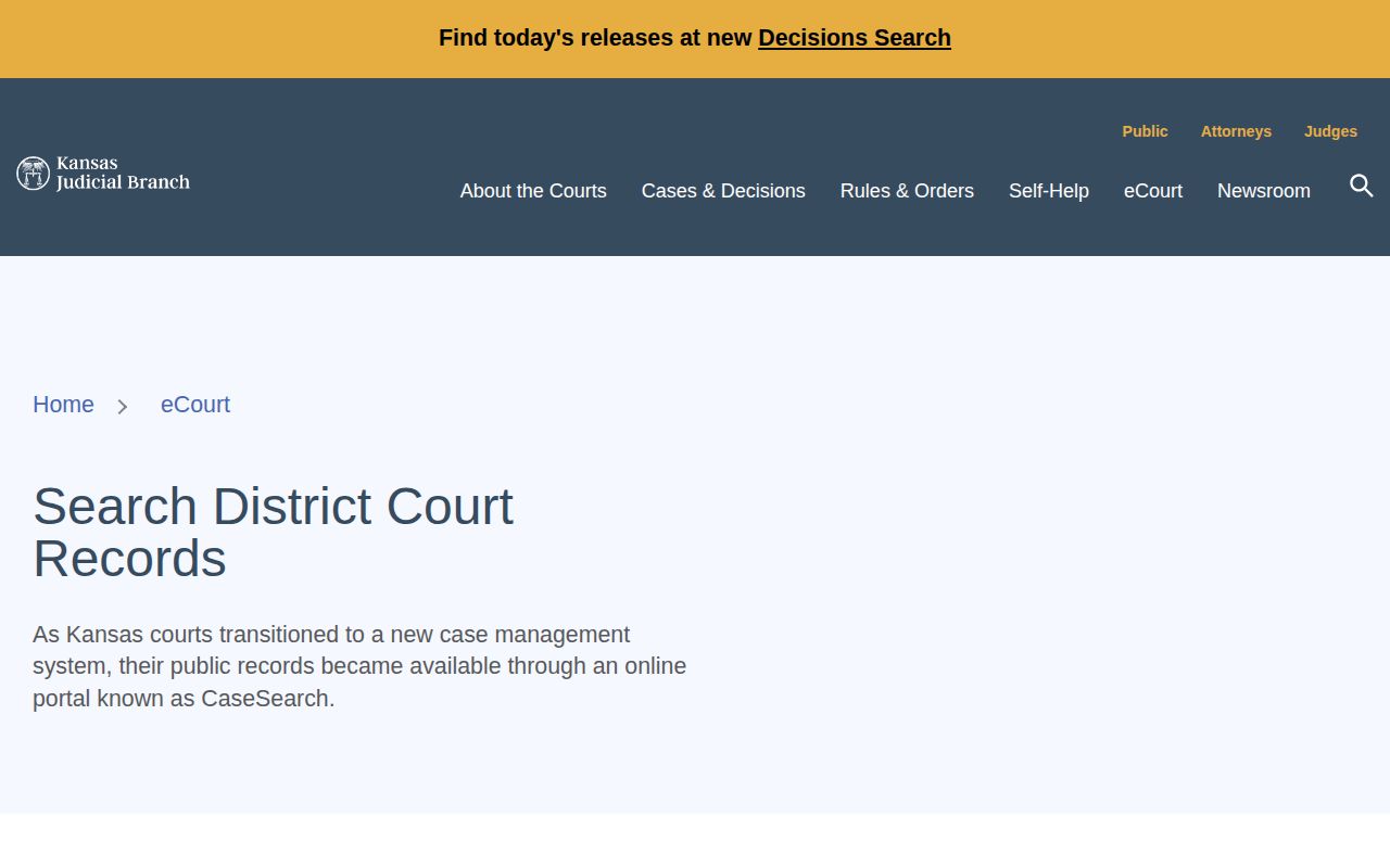 Leavenworth County arrest case and district court record guidance